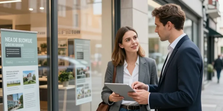 affiche agence immobiliere