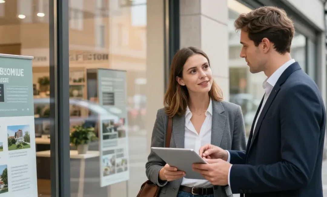 affiche agence immobiliere